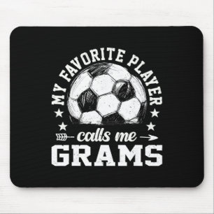 Tapis De Souris Joueur de football Mon joueur préféré m'appelle Gr