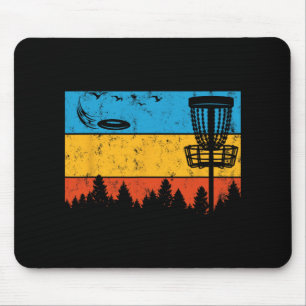 Tapis De Souris Joueur de frisbee ultime Frolf Disc Golf en volant