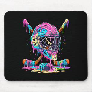 Tapis De Souris Joueur de hockey garçons enfants hockey sur glace 