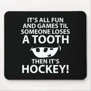 Tapis De Souris Joueur de hockey tout en amusement