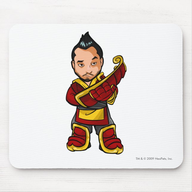 Tapis De Souris Joueur de personnel de Bancha Ninja Shenkuu (Devant)