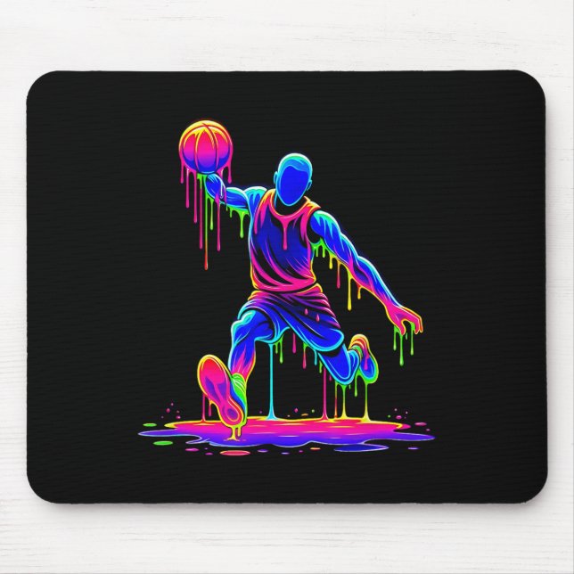 Tapis De Souris Joueur de sketll glace crème dégoulinante fondante (Devant)