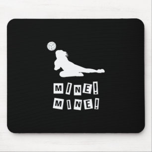 Tapis De Souris Joueur de volley-ball Mine de volleyball