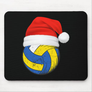 Tapis De Souris Joueur de volley-ball Noël