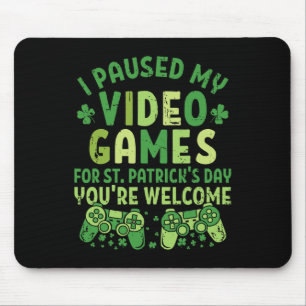 Tapis De Souris Joueur drôle j'ai mis en pause mes jeux vidéo pour