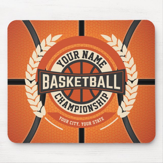 Tapis De Souris Joueur personnalisé de l'équipe de basket-ball Ath (Devant)