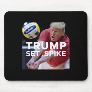 Tapis De Souris Joueur politique de volley-ball de Trump