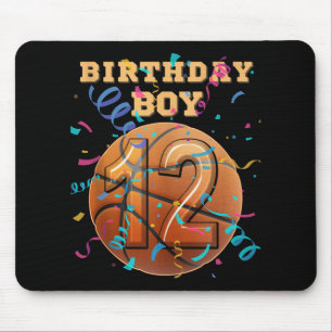 Tapis De Souris Joueurs de basket-ball 12e anniversaire garçon 12 