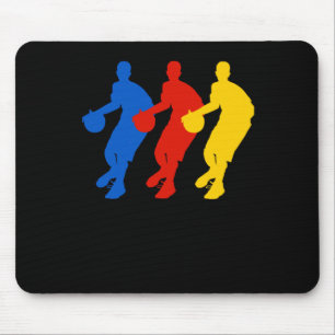 Tapis De Souris Joueurs De Basket (Bry For Dark Shirts)