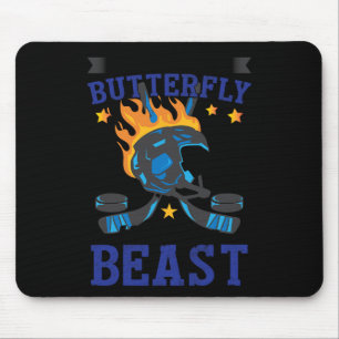 Tapis De Souris Joueurs de hockey amusant Hockey sur glace
