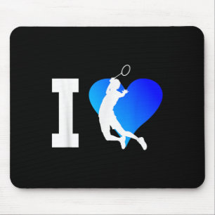 Tapis De Souris Joueuse de Badminton Mens Navette Squash Femmes