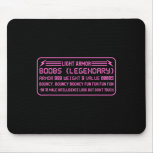 Tapis De Souris Joueuses de légende seins Jeux vidéo de hasard 