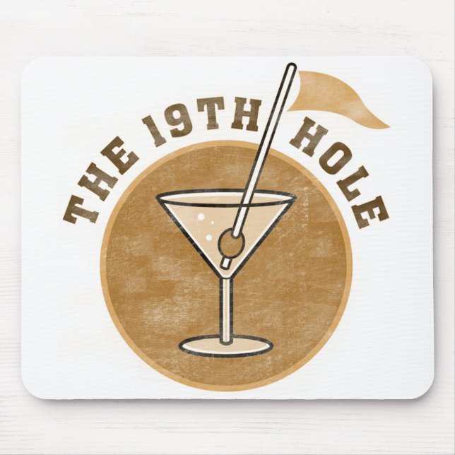 Tapis De Souris Jouez au golf le 19èmes T-shirts et cadeaux de (Devant)