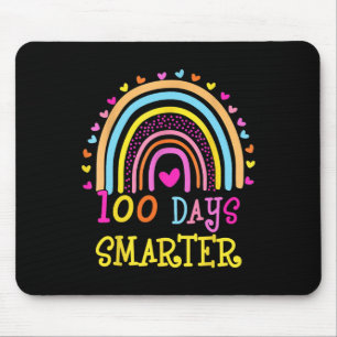 Tapis De Souris Jour De L'École Enseignant 100 Jours Arc-En-Ciel S