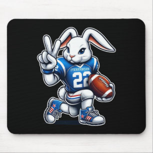 Tapis De Souris Jour de Pâques Lapin Jouer Footbyll Garçons Filles