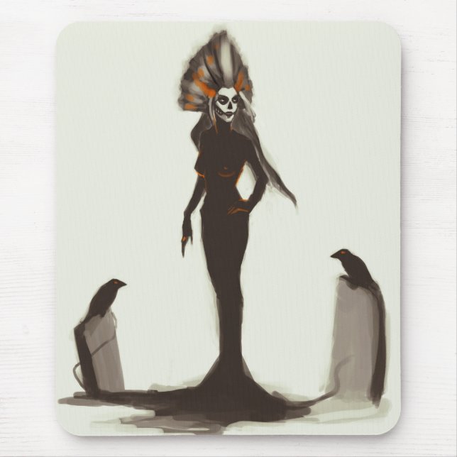 Tapis De Souris Jour des morts (Devant)