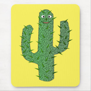 Tapis De Souris Jour des morts heureux Cactus
