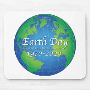 Tapis De Souris Jour des terres 50 Anniversaire 2020