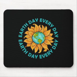 Tapis De Souris Jour des terres de tournesol Chaque Jour Planète T