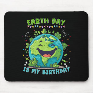 Tapis De Souris Jour des terres Est Mon Anniversaire Drôle Jour de