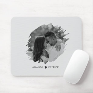 Tapis De Souris Jour des Valentines customisé Photo moderne Couple