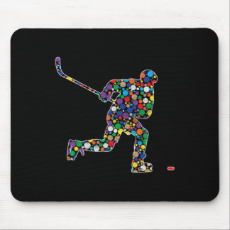 Tapis De Souris Jour international du hockey sur glace à points co