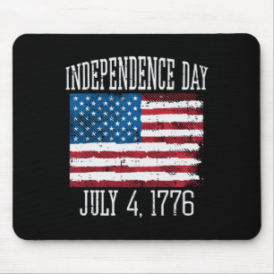 Tapis De Souris Jour Juillet 4 1776 4ème Juillet America Hommes Fe