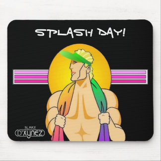 Tapis De Souris Jour Mousepad d'éclaboussure