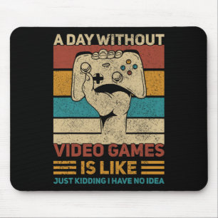 Tapis De Souris Jour sans adolescent garçon de jeu vidéo Vêtements