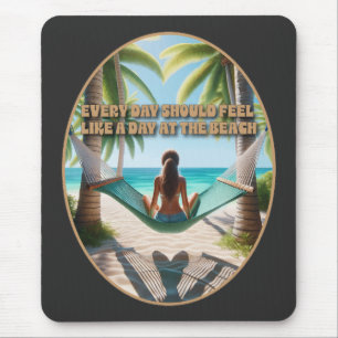 Tapis De Souris Journée à la plage