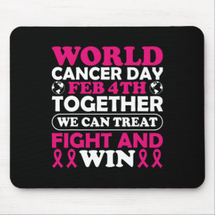 Tapis De Souris Journée Mondiale contre le Cancer 4 Février Ensemb