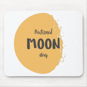Tapis De Souris Journée nationale de la Lune