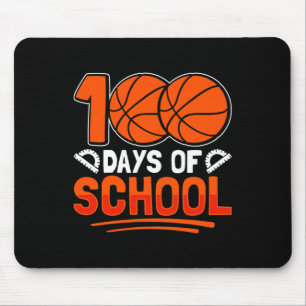 Tapis De Souris Jours De Basketball Scolaire Pour Les Étudiants En