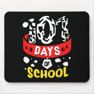 Tapis De Souris Jours scolaires T Chien dalmate 100e Sayings T