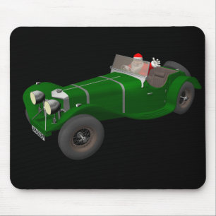 Tapis De Souris Jovely Santa Claus Jaguar SS 90 Driver