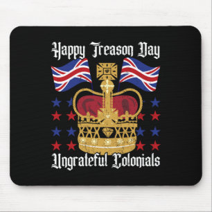 Tapis De Souris Joyeuse Fête de la Trahison Jour de l'Indépendance