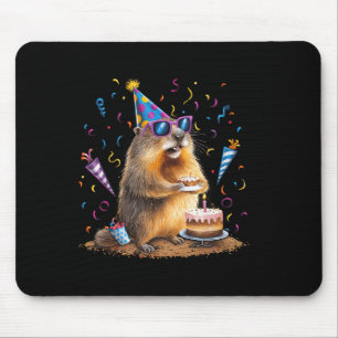 Tapis De Souris Joyeuse journée du marmotte 12 fév Marmotte avec a