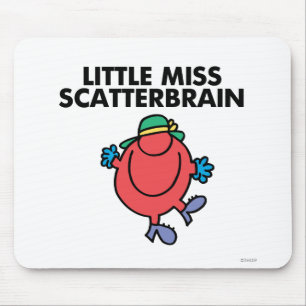 Tapis De Souris Joyeuse petite Miss Scattercerveau