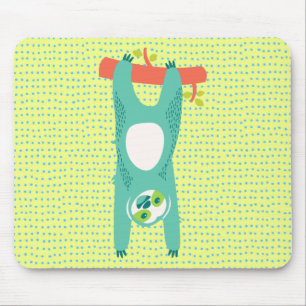 Tapis De Souris Joyeuse Sloth