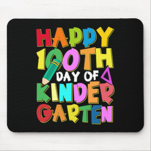 Tapis De Souris Joyeux 100 Jours de jardin d'enfants 100e Jour de 