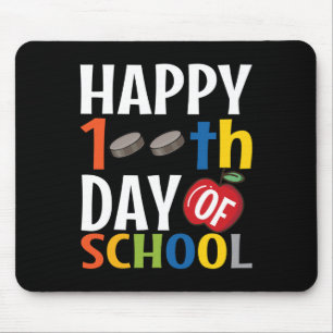 Tapis De Souris Joyeux 100e Jour De L'École Étudiant Enseignant De