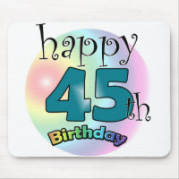 Joyeux 45ème anniversaire (blauw)