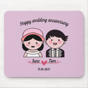 Tapis De Souris Joyeux anniversaire de mariage