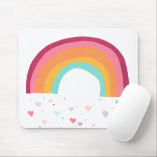 Tapis De Souris Joyeux arc-en-ciel
