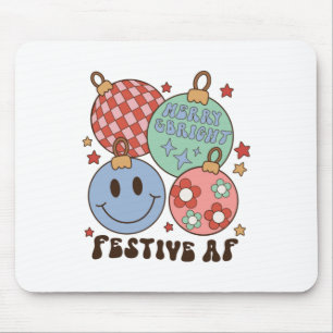 Tapis De Souris Joyeux cadeau de Noël et Festif lumineux AF