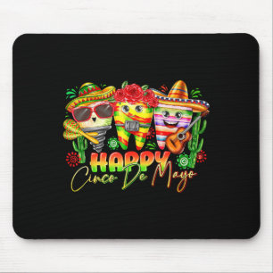 Tapis De Souris Joyeux Cinco De Mayo Fête Mexicaine Hommes Femmes