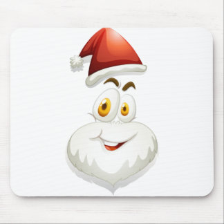 Tapis De Souris Joyeux Face de Santa
