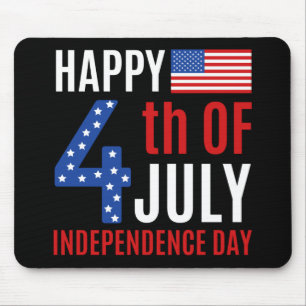 Tapis De Souris Joyeux Jour de l'Indépendance 4 juillet
