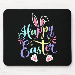 Tapis De Souris Joyeux lapin de Pâques Printemps Oeufs de Pâques C
