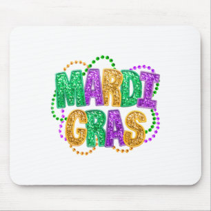 Tapis De Souris Joyeux Mardi Gras Mardi Carnaval Festival Par